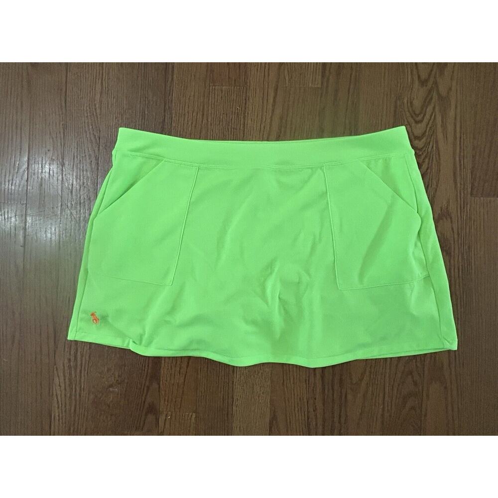 Ralph Lauren Women’s Athletic Skort Neon Green Women’ s Large EUC
